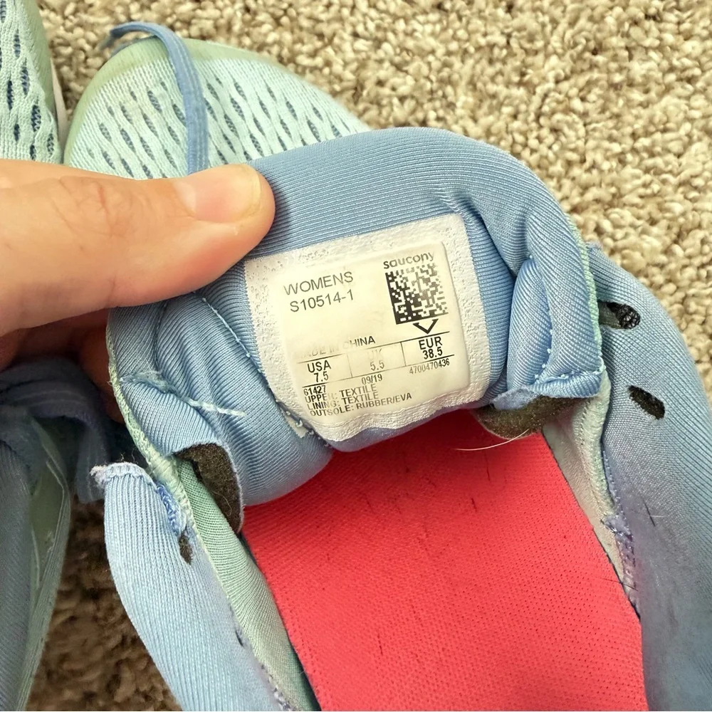 Saucony Ride ISO 2 in Blue Size 7.5